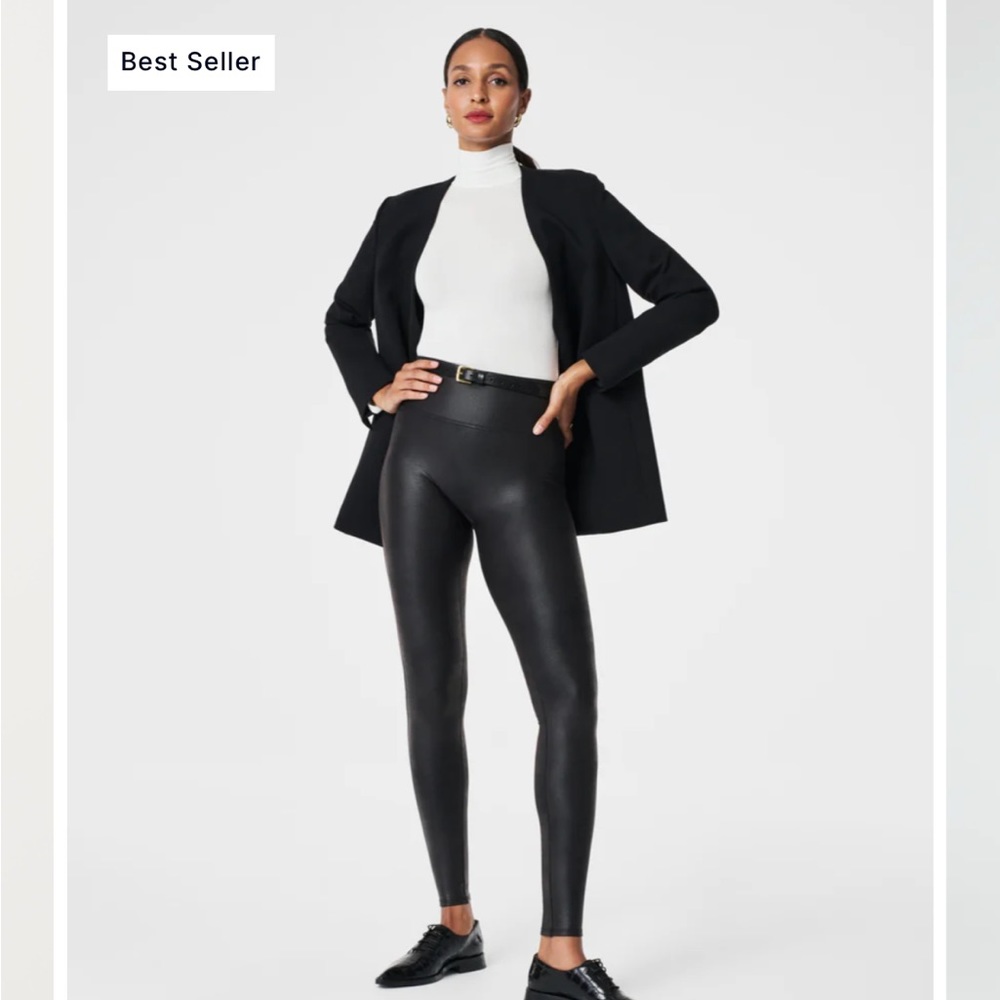 Spanx faux leather leggings